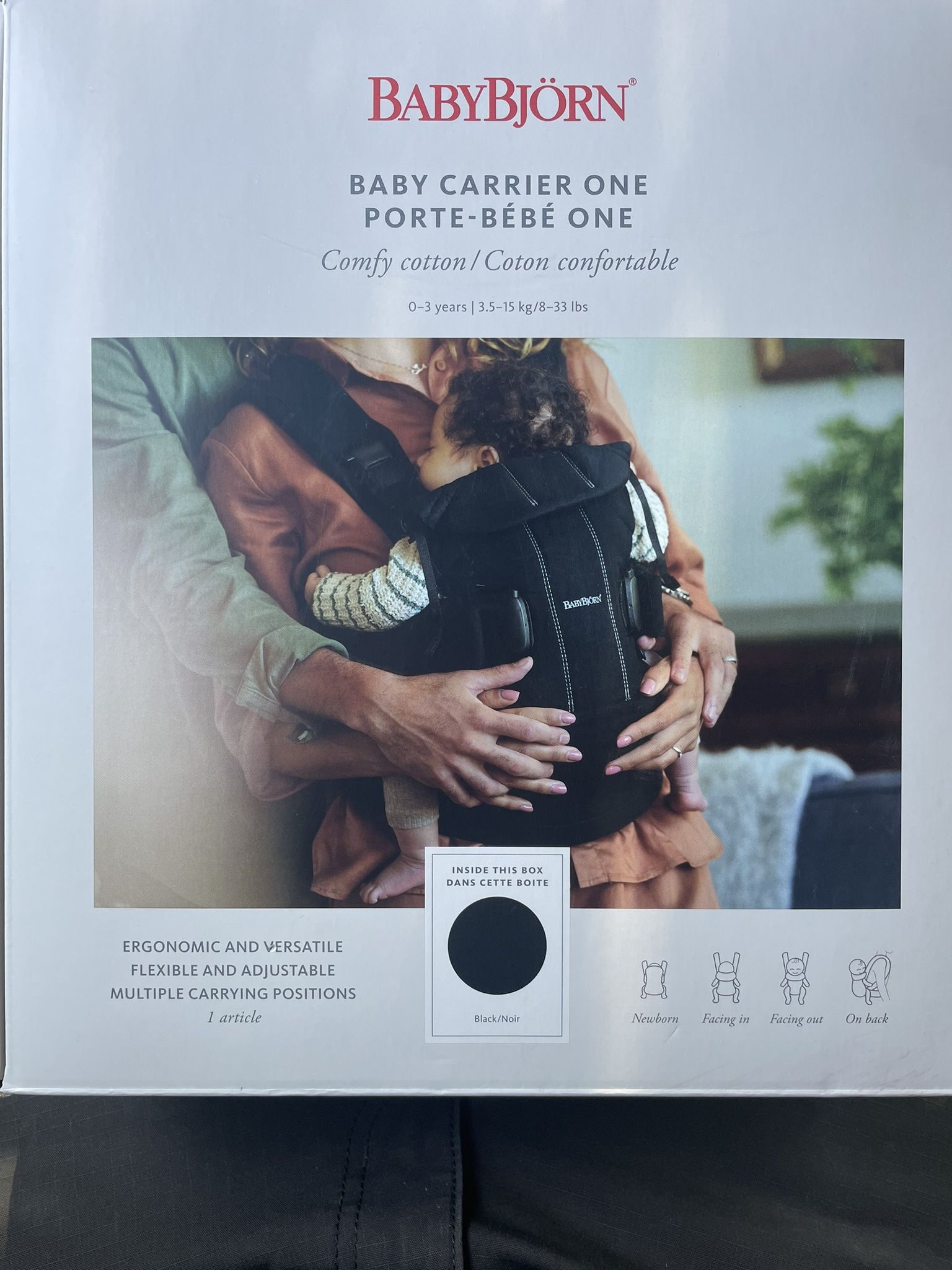 BabyBjorn Black Baby Carrier