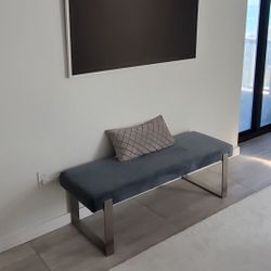 Velvet Bench Like New!