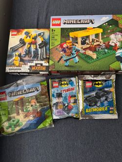LEGO Bundle – Minecraft, Batman, Wolverine Sets