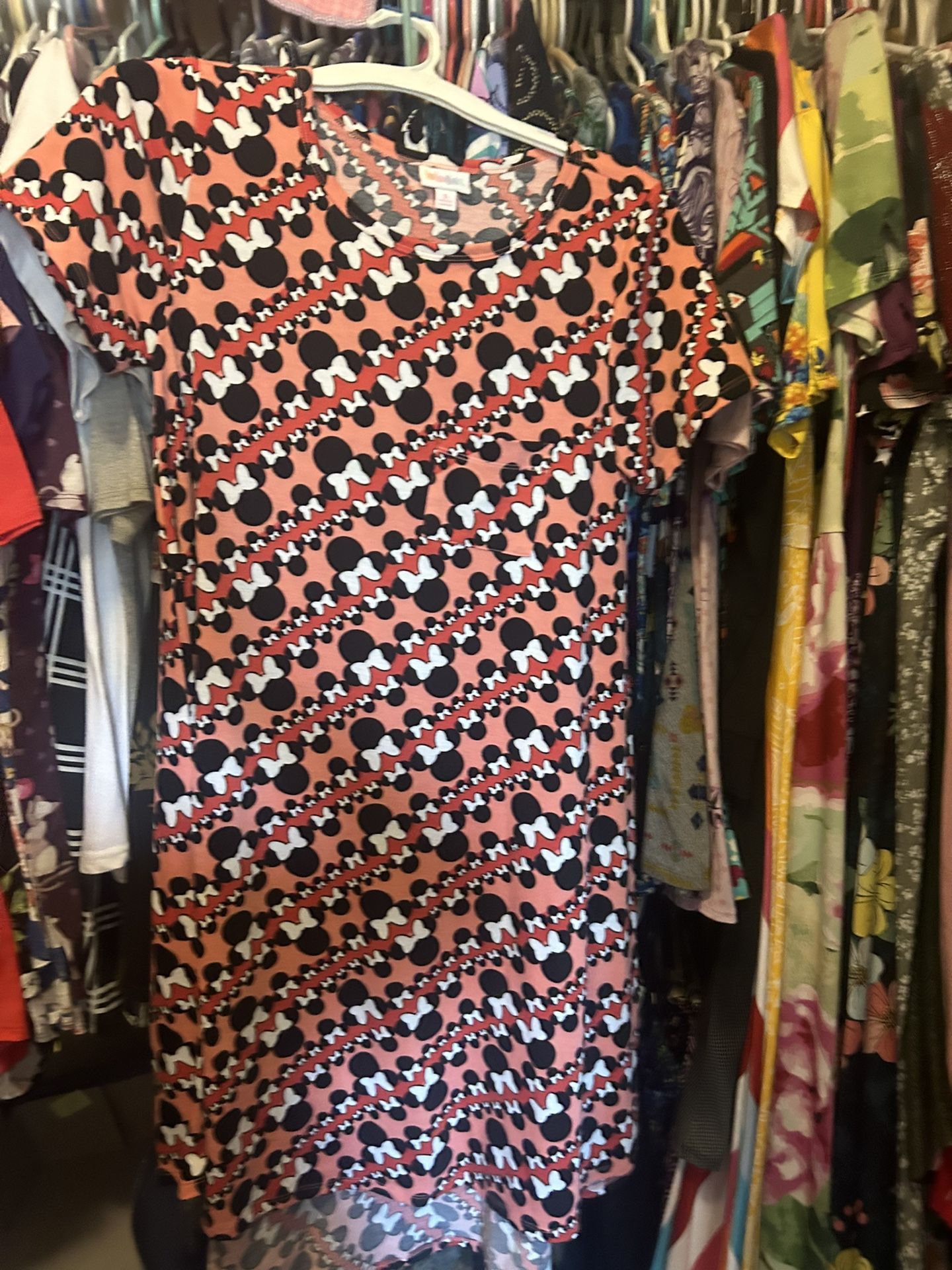 Minnie Mouse Lularoe Carly Size Small 