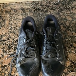 Nike Men's Metcon 6 Amp Black Metallic Pewter Chrome Shoes 