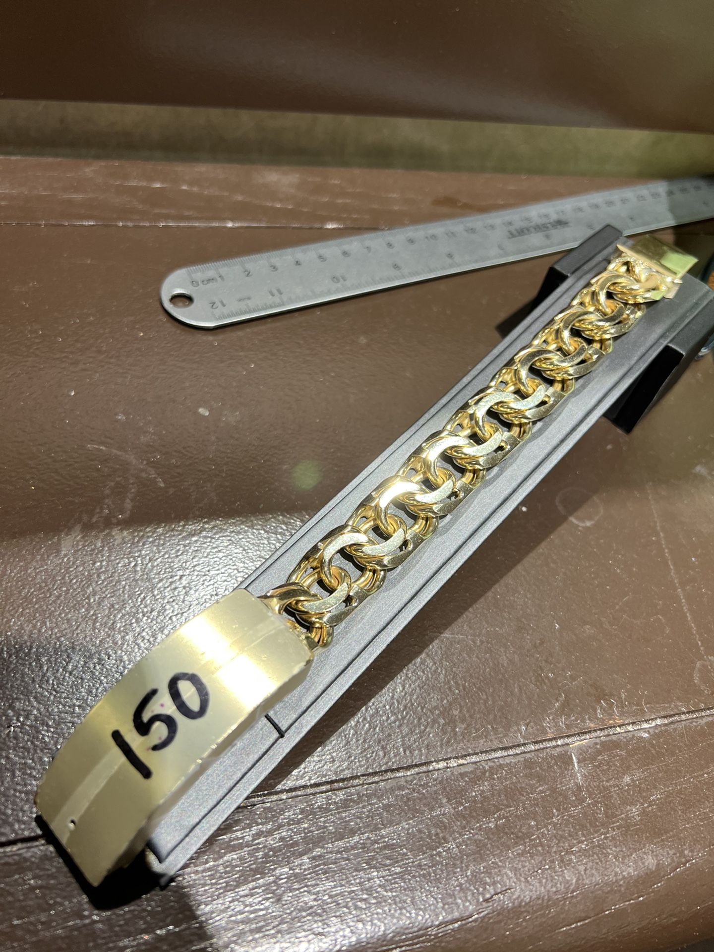 10 KT CHINO LINK BRACELET 150 Grams