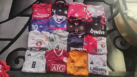 Retro and authentic soccer jerseys