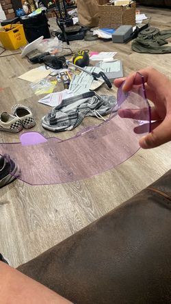 Pink prizm Oakley switch visor