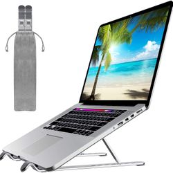 Portable Laptop Stand, OlYone Adjustable Laptop Holder Riser Computer Stand Aluminum Ventilated Cooling Notebook Stand Compatible with MacBook Air Pro