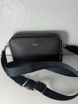 Coach New York Black Leather Crossbody Bag