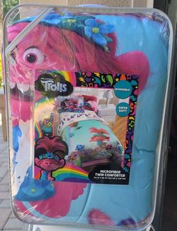 3PC TROLLS COMFORTER SET