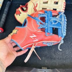 Two SSK baseball Gloves