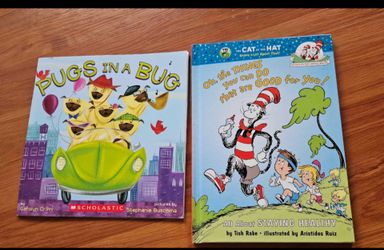 2 children books 
Cat in the hat