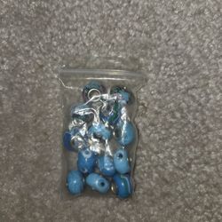 Blue Large Whole Beads 