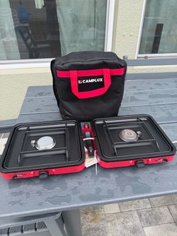 2 Burner Portable Camping Stove NEW