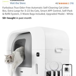 Furbulous automatic litter box.