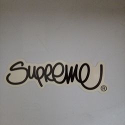 Supreme Sticker Rare