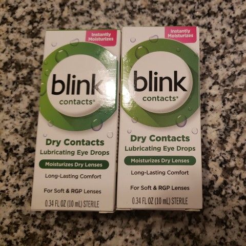 Blink Contacts Lubricating Eye Drops New!