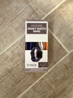 Silicone Smart Watch Band 10 Pack