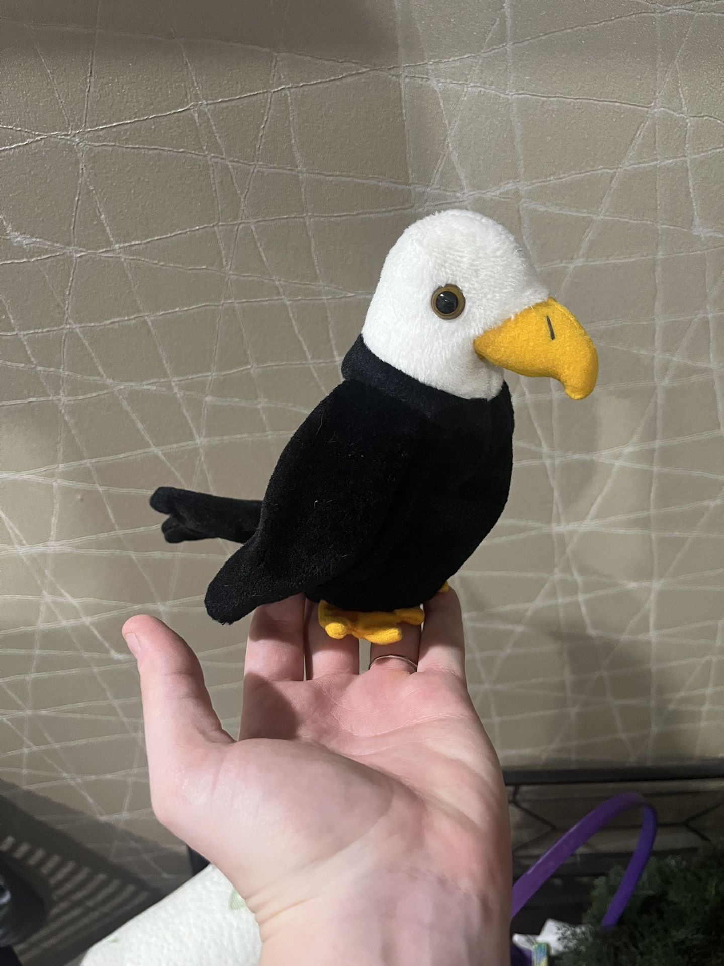 TY Beanie Babies 1996 Baldy The Eagle