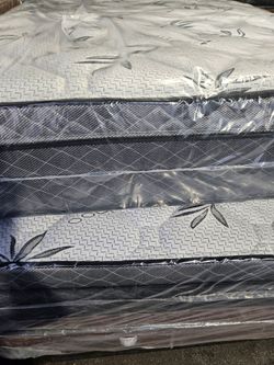QUEEN SET $269 ** MATTRESS 12" AND BOX SPRING
