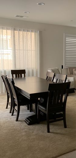 9 piece dinning table set