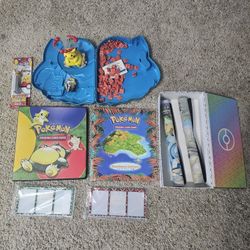 Pokemon Binders, Rubber Stamps, Mats, Figures, More.