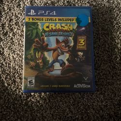 PS4 Crash Bandicoot N Sane Trilogy video game