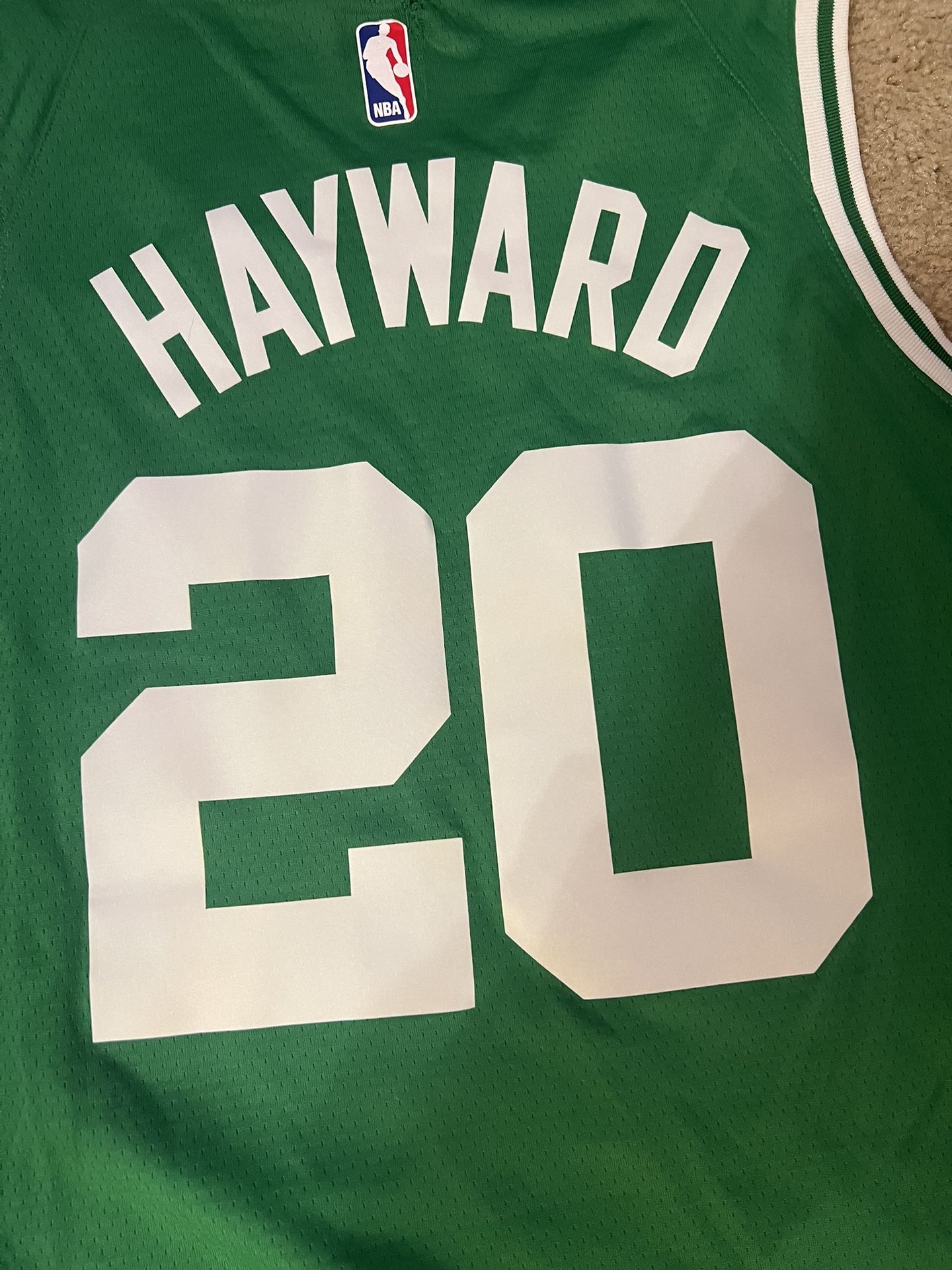 Nike, Shirts, Nike Nba Swingman Gordon Hayward Boston Celtics City  Edition Jersey Size