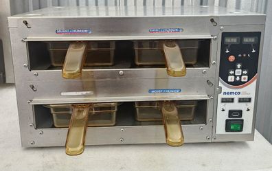 Nemco commercial hot hold 2 compartment