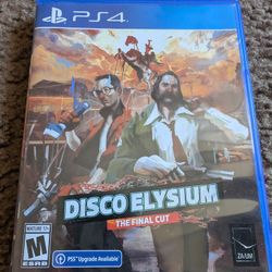 Disco Elysium PS4 With Poster