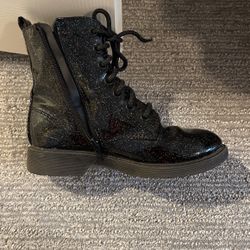 Girls Glitter Boots