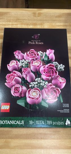 PINK ROSES BOUQUET LEGO SET