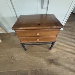 Wood Side Table