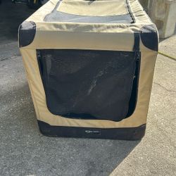 Amazon Basics Portable Folding Soft Dog Crate