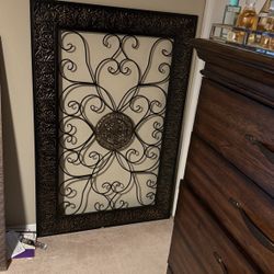 PRICE DROP!!! $80 Elegant Metal Wall Art X-Large 40x60