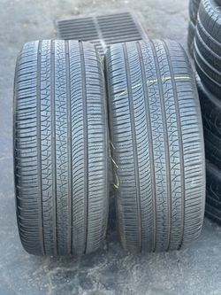PAIR OF TIRE 265 50 19 PIRELLI 85% LIFE