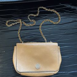 Tory Burch Tan Leather Side purse