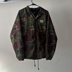 Vans Camo Windbreaker Coach Jacket 
