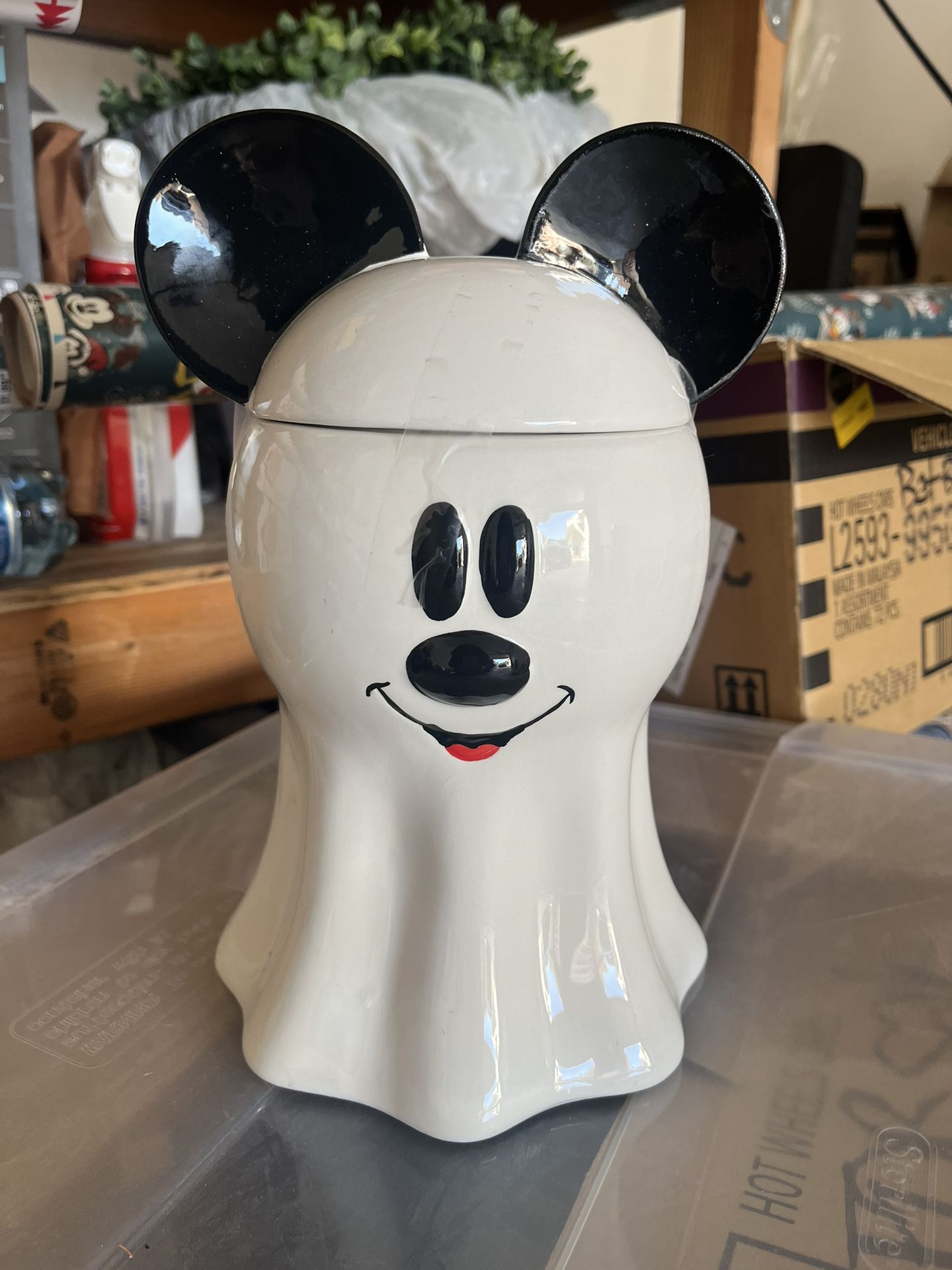 Disney Mickey Ghost Cookie Jar