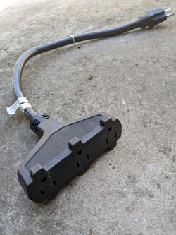 Water Resistant 3-Outlet Power Adapter