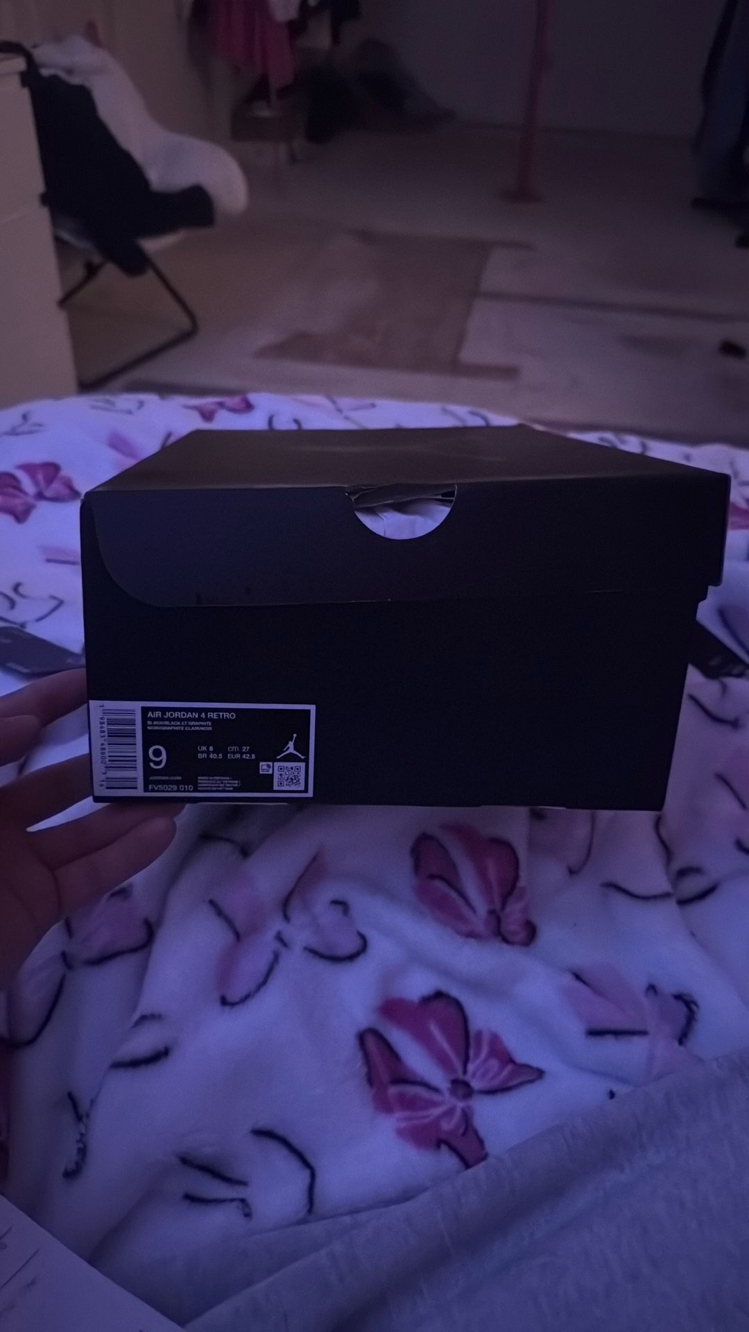 Air Jordan Retro 4 “Black Cats” Size 9 