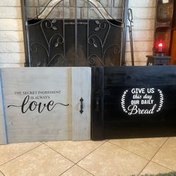 Stove Covers And Porch Signs 35 Each