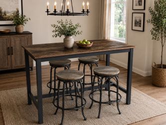 Pub-Height Table & 4 Barstools
