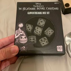 Disney Nightmare Before Christmas Dice Game 