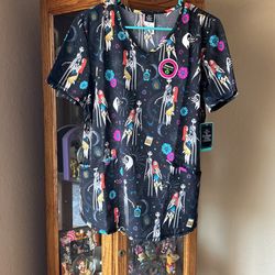 Disney Tim Burton’s The Nightmare Before Christmas Scrub