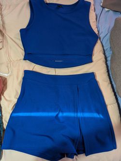 Set short Skirt blue size S