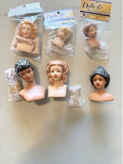 Porcelain Doll heads -New