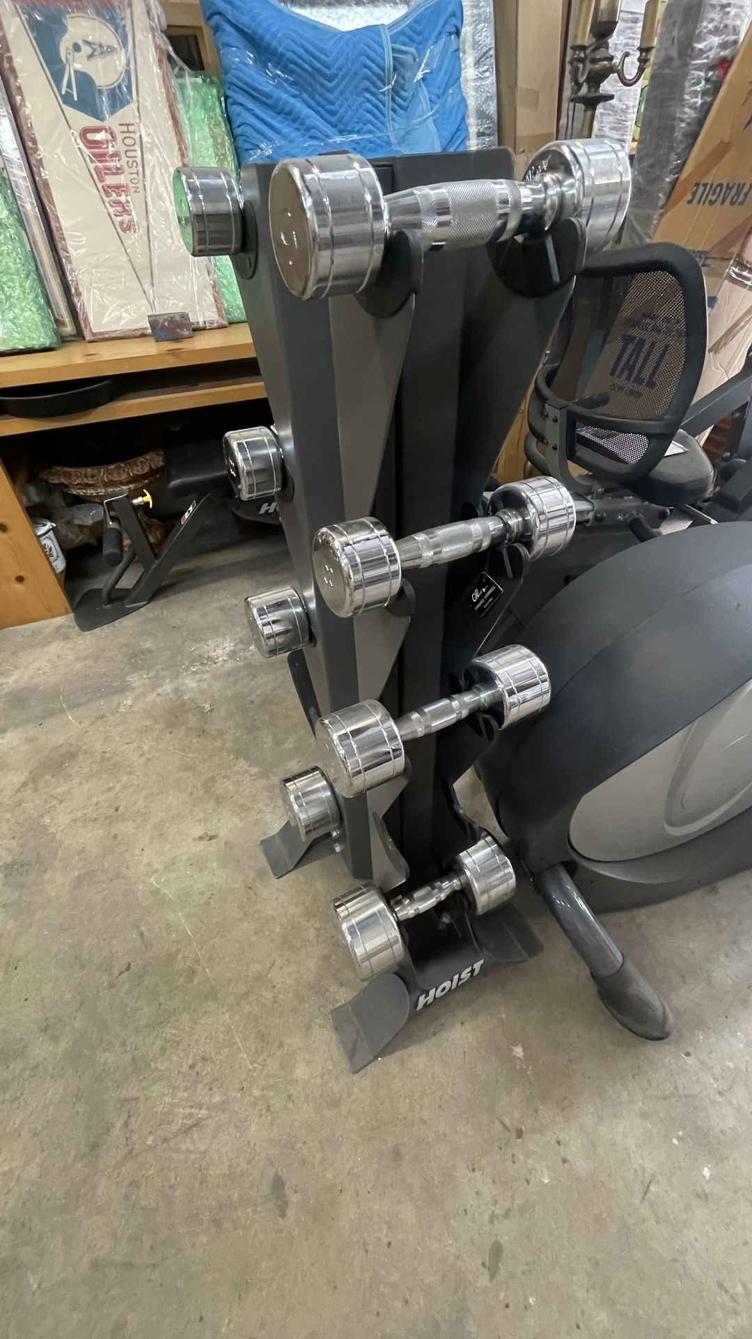 Dumbbell Weight Set With Rack