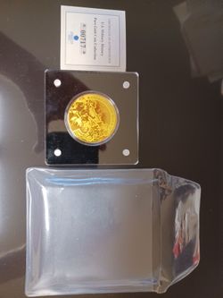 US Military History Pure Gold coin