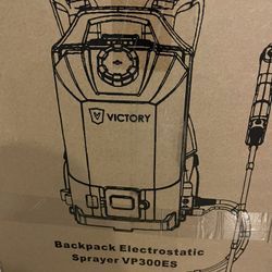 Victory Backpack Disinfectant Sprayer - NEW
