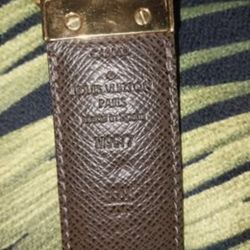 Authentic Louis Vuitton M9677 Damier Ebene Canvas Inventeur Reversible Belt $325 OBO