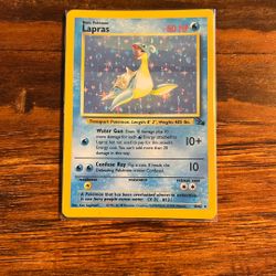 Lapras 10/62 Fossil Holo Rare NM