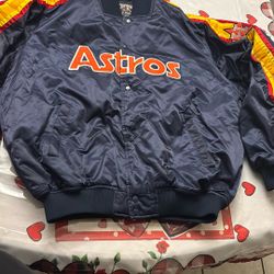 Houston Astros Satin Bomber Jacket 